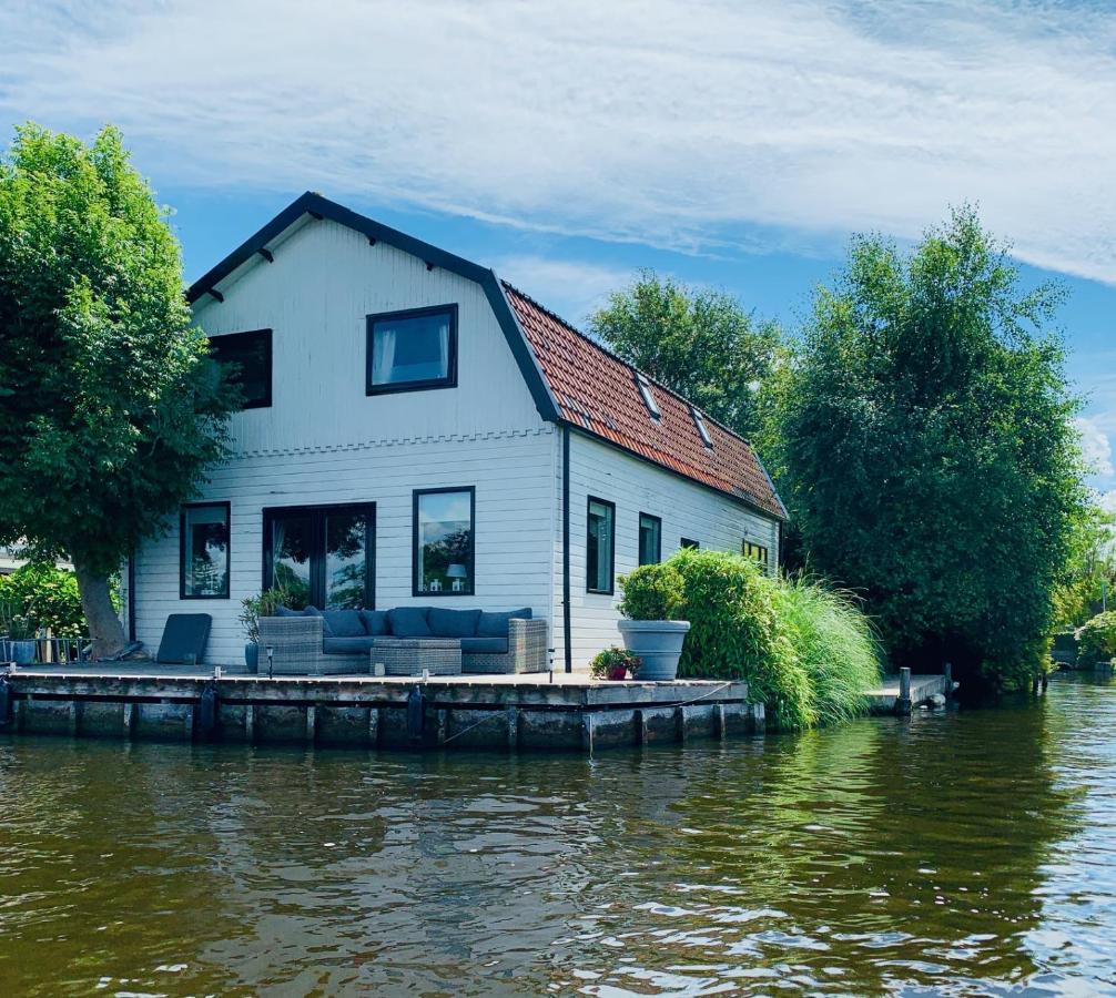 Holiday Home At The Water, Fire Place, Boat And Sup Rent, Near Amsterdam Aalsmeer Ngoại thất bức ảnh